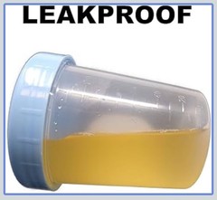 20 Sterile Individual Specimen Containers Single-Use Urine Cups Screw Lid 4 oz