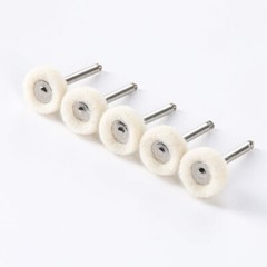 Dental Polishing Brush Wheels Goat Hair/Felt/Cotton Contra Angle RA Latch Type