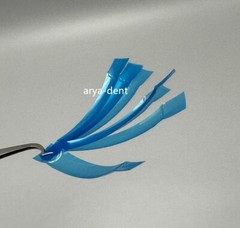 Dental Blue Matrix Strip Contoured Anterior Matrices 0.05mm Restorative Strips