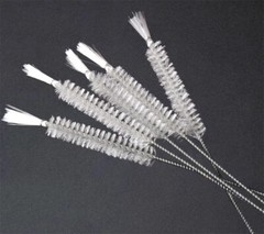 Nylon Test Tube Brush Circular Industrial Pipeline Brush Bottle Straw Brush