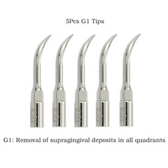 5Pcs Woodpecker EMS Dental Ultrasonic Piezo Scaler Tips G1 UDS Scaling Tips