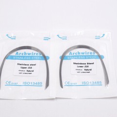 Dental Orthodontic Arch Wire Round Stainless Steel 12/14/16/18/20 Upper/Lower