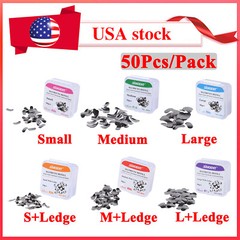 Dental Sectional Matrix System Contoured Metal Matrices Refill Matrix Bands 50x