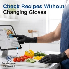 Waterproof Vinyl Gloves, 4 Mil Thickness – Versatile Disposable Gloves, 100 Pack