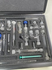 USED Kontes Microflex Williamson K-746000-0000 Chemistry Kit 18pc Glass + More 5