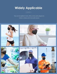 KN95 Face Mask 60 PCs, 5-Ply Safety Masks for Men & Women, Filter Efficiency …