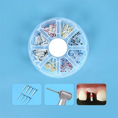 200Pcs/Box Dental Fiber Post Glass Quartz Teeth Restorative 1.0 1.2 1.4 1.6mm