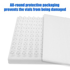 1000PCS 10ml Headspace Vials Clear Glass Bottle 20mm Crimp top Flat Bottom HPLC