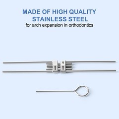 Dental Ortho Expansion Screw Rapid Maxillary Palatal Split Hyrax Expander