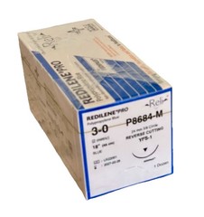 Reli REDILENE Pro 3-0 Polypropylene Sutures P8694-M 24mm 3/8c RC YFS-1 Exp 2027