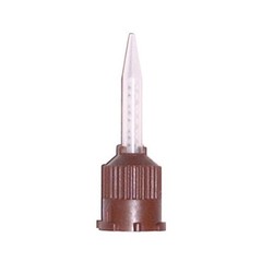 Dental Brown Short Temporary Cement HP Mixing Tips Impression (50/Pack)