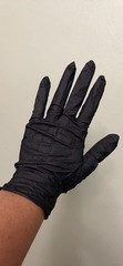 Black Disposable Nitrile Gloves – 100 Pack for Cooking, Cleaning & More