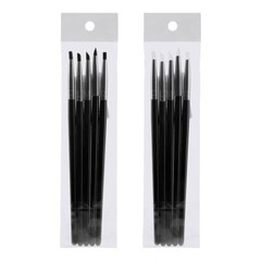 5pcs Dental Composite Resin Porcelain Brush Pens Shaping Silicone Teeth Tool