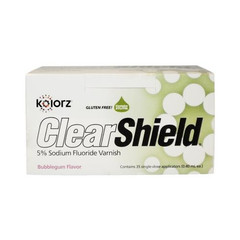 DMG 799503 Kolorz ClearShield Dental Fluoride Varnish Bubblegum 35/Pk