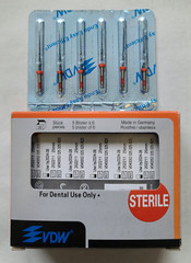 VDW RECIPROC Blue NiTi Root Canal Files 25mm R25 6pcs