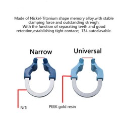 Dental Matrix Bands PTFE Non-Stick Coating Sectional Contoured Metal Matrices