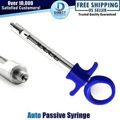 2Pcs Auto Passive Injection Syringe Anesthesia Carpule Syringe for Dentists