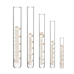 5ml-100ml Round-bottomed Glass Tube High Temperature Sample Container with Scale