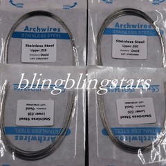 Dental Orthodontic Arch Wire Round Stainless Steel 12/14/16/18/20 Upper/Lower