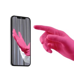 Fuchsia Nitrile Disposable Gloves 20/50/100PCS Pink Latex Free Cleaning