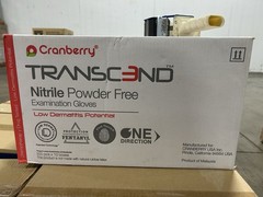 Small Cranberry Transcend Nitrile Gloves 10×300 (3000)