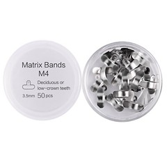 50 Pcs/Box Dental Matrix Bands M4 Sectional Contoured Matrices Palodent V3 Style
