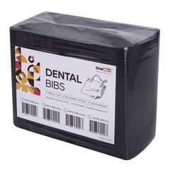 Black Disposable Dental Bibs Medical Tattoo Towels Waterproof 13″x18″ 125Pcs/Bag