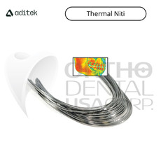 Thermal Niti Archwire Natural Upper 016×016 pack x 10 Orthodentalusa USA seller