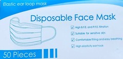 Disposable Face Masks 50 Pieces 3 Layer High Quality US Seller by Medicos Club