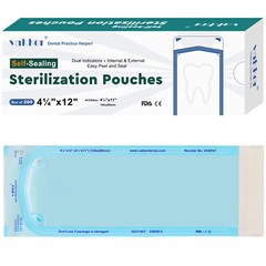 Vakker 200 4.25″ x 12″ Dental Self Sealing Sterilization Pouches Autoclave Bag
