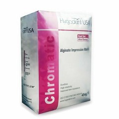 6 Hygedent Alginate Dental Impression Material Chromatic Fast Set 1 LB, 6/Pk