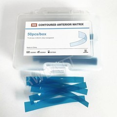 Dental Contoured Anterior Matrix Bands Polyester Anterior Strips Matrices System