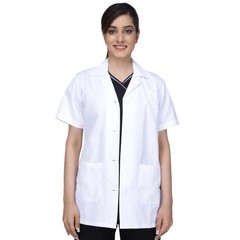 Uniform Craft Lab Coats Female LC01-F A professional, short-sleeve coat XL-SIZE