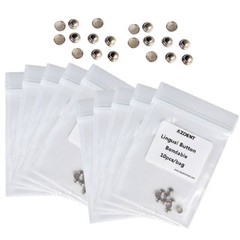 100Packs AZDENT Dental Orthodontic Bondable Lingual Buttons Round Base 10pc/pack