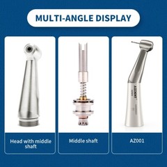 Dental Slow Low Speed Handpiece Contra Angle/Composite Polishing Kit RA HP Bur
