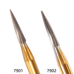 Dental Trimming & Finishing Drill Tungsten Carbide Flame Bur 7901 7902