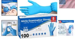 High-Quality Disposable Nitrile Gloves – Textured, Ambidextrous, Medical Use