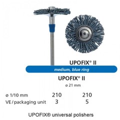 Upofix polisher brush final polishing movements occlusal DFS Diamon metal blue