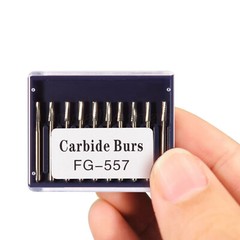 Carbide Burs FG557, Friction Grip,Made in China 100 burs
