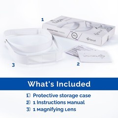 BIO-ART Dental Magnifying Loupes Lens Headband Magnifier 3.5X Made in Brazil