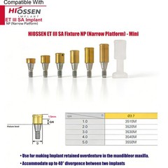 Implant Fit Zest Locator Abutment Hiossen/Nobel/Zimmer/GM/MegaGen /Straumann