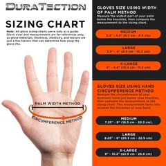 Duratection 8Mil Super Duty Diamond Textured Nitrile Gloves, Box of 100, X-Large