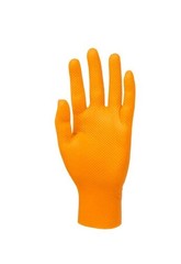 SureCare® SMALL 8 Mil Diamond Textured Orange Nitrile Sure-Tac Gloves (500)