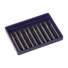 10Pc/Pack Dental Tungsten Carbide Drill FG Bur For High Speed Handpiece FG701 to