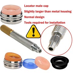 Dental Overdenture Zest Locator Abutment Male Cap for HIOSSEN Osstem M/R Platfor