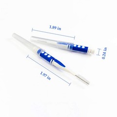 Wasser Vela Made in Taiwan 30 pcs 2-Color Handle Interdental Brush (L), L