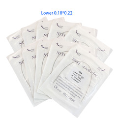 Dental Orthodontic TMA Beta Ti-Mo Arch Wires Rectangular Round Arch Ovoid Form