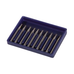 10pc/pack Dental Round Carbide Steel Tungsten Burs FG-3 for High Speed Handpiece