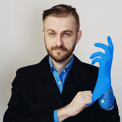 Premium Disposable Gloves – 4 Mil Nitrile-Vinyl Blend, Large (Box of 100)