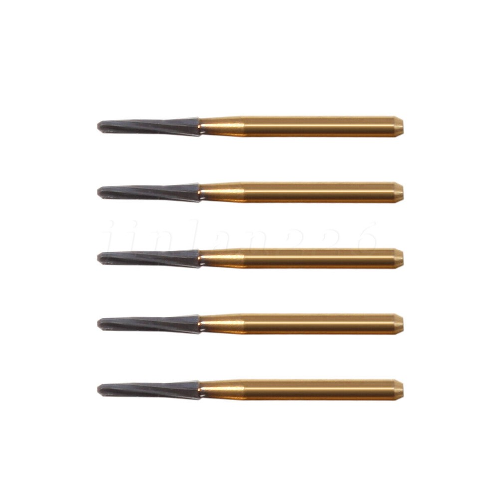 5pcs Dental Surgical Bur Long 557L 702L 701 558 556 Carbide Burr 25mm High Speed